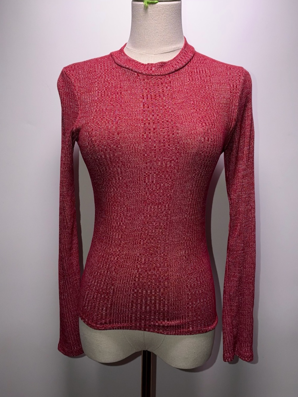 Urban Outfitters “Cooperative” Long Sleeve Ribbed Top Size S